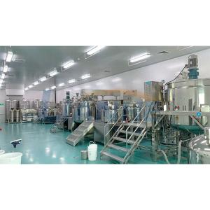 500L Paste Making Machine Vacuum Emulsifier Mixer For Mayonnaise