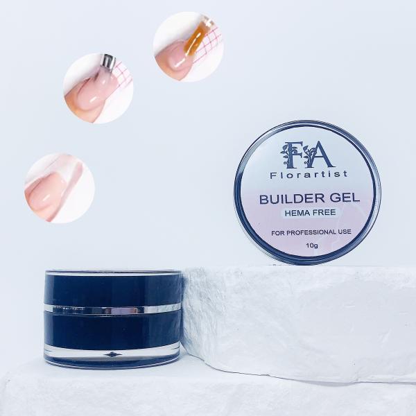 Low Heat Hema Free Builder Gel Pink Glitter Hard Gel Nail Builder Nude Color Extension Nail Gel Builder for Nail