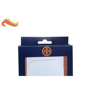 Coated Paper Card Board Packaging Boxes With Clear Window For Cellphone Case