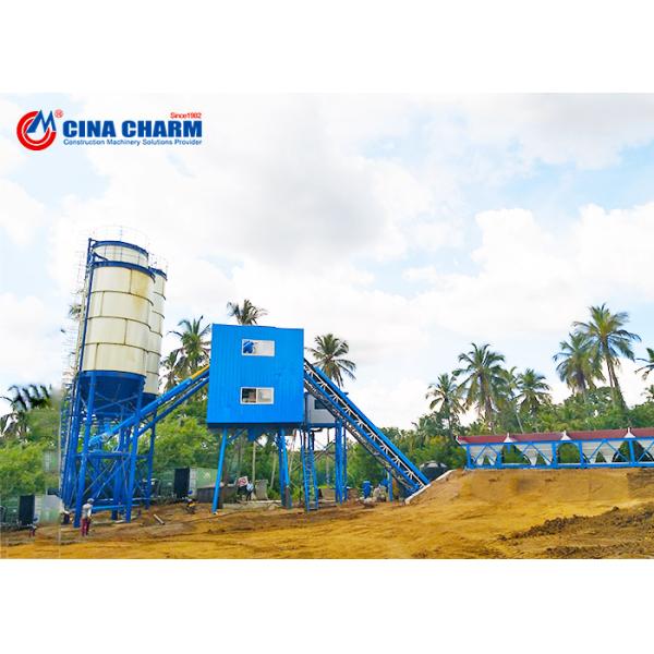 Hzs60 Belt Type RMC Batching Plant Js1000 Welded Type 150T Cement Silo
