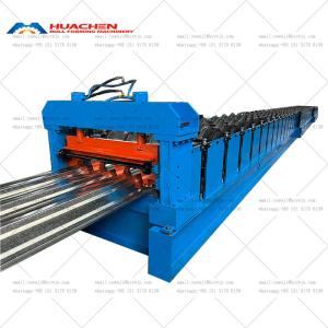 China Panel Floor Deck Sheet Tile Panel Floor Deck Roll Forming Machine on sale