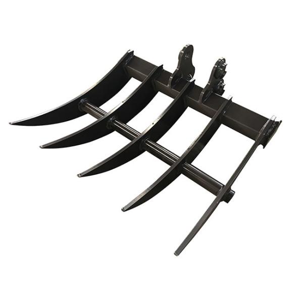 Buy High Rigidity HIGHTOP Mini Excavator Rake Attachment 12.35kg at wholesale prices
