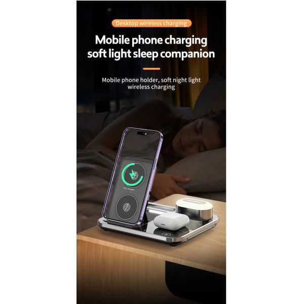 3 In 1 Magnetic Travel Wireless Charging new shaped at 2024