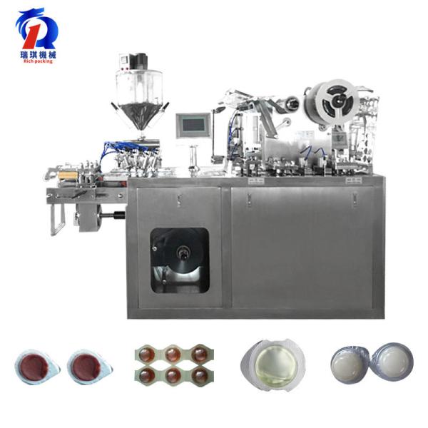 Dpp 160L Liquid Pack Blister Packaging Machine , Liquid Filling And Sealing