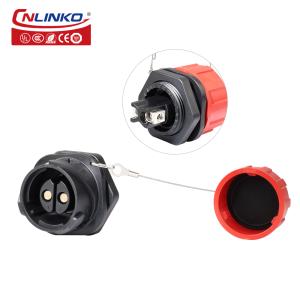 Cnlinko DL-28 IP68 Plastic 50A 500V AC Power Connector 2 Pin Circular Waterproof