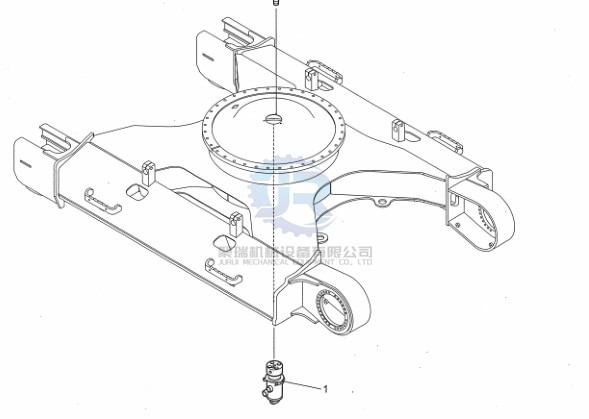Buy YN55V00053F1 Excavator Hydraulic Parts Swing Joint For SK200-8 SK210LC-8 at wholesale prices