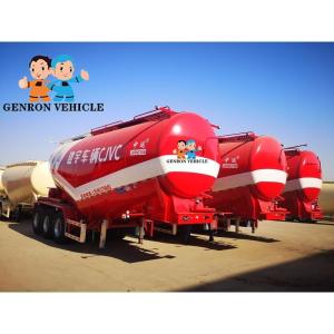Zambia Pneumatic 3 Axle 6mm 60Ton Cement Bulk Carrier Trailer