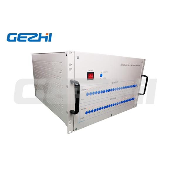 Remote Monitoring Fiber Optical Switches 48*2x4 Matrix for Optical Networking
