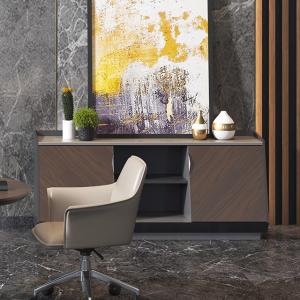 Support customization Dark Irregular Panel Tea Water Station With Storage