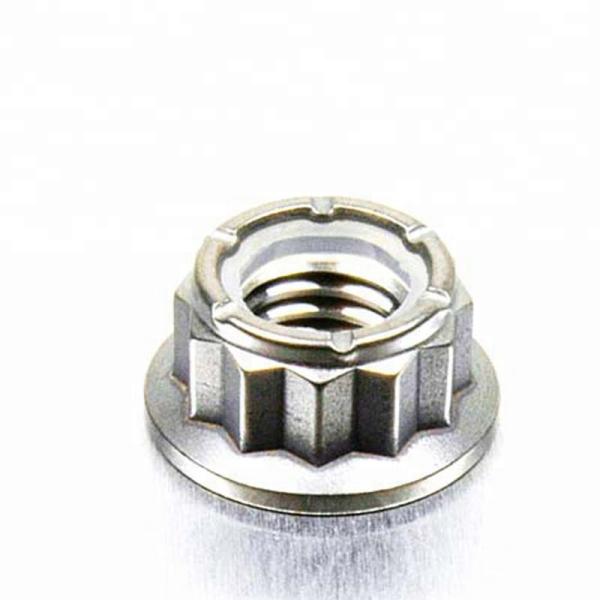M8 M20 Carbon Steel Zinc Plated 12 Point Flange Nut