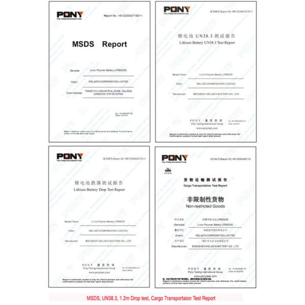 3.3V Prismatic LiFePO4 Battery Pack 3000mAh With PCM , NCT