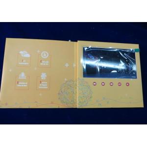 4.3 inch / 5 Inch TFT LCD Video Brochure , Folded LCD Greeting Card