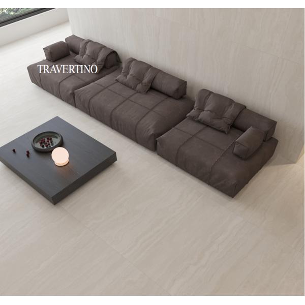 60x60 Glazed Ceramic Floor Tiles in Bright Light Green Marble for Stone Imitation Texture