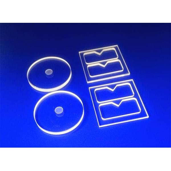 Polished Surface Fused Silica Glass , Silica Glass Plate Transparant glass