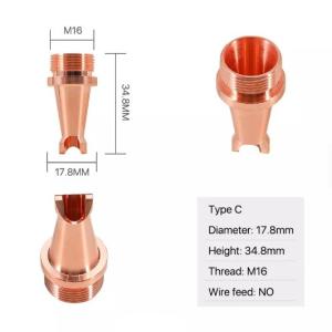 Buy cheap 17.8mm M16 Laser Welding Nozzle Laser Welding Machine Parts from wholesalers