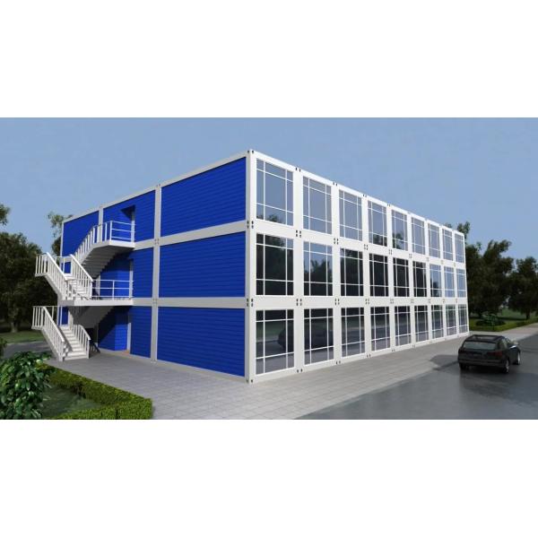 Zontop Luxury 40 Feet Stackable Flat Pack Fully Furnished Prefabricated Storage