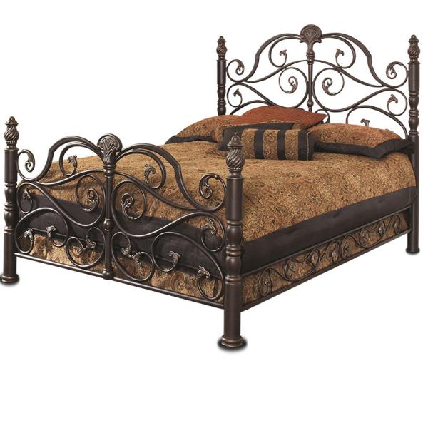 Buy Low Profile Footboard 5FT Queen Size Metal Bed Frame Double Bed Furniture at wholesale prices