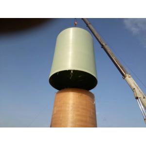 Cylindrical Frp Vertical Mixing Tank Liquid Alkali Resistant Harmless Treatment