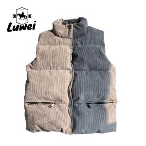 Leisure Crop Top Bubble Vest Polyester Utility Cotton Utility Sleeveless