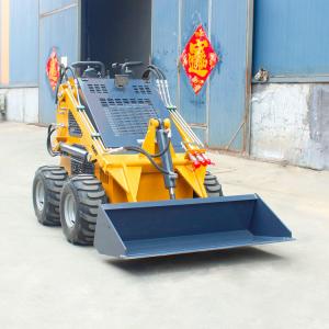 Versatile Mini Skid Steer Drive Loader with Crawler Tracks Efficient for Garden