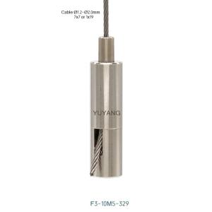 Quality M5 Thread Grip Lock Cable Grippers Customizable For Lighting Hanging System F3-329 for sale