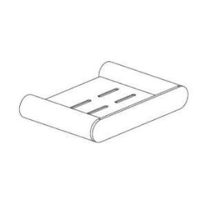 Soap dish 87702A-Square &Brass&Chrome color &matt black color & Bathroom