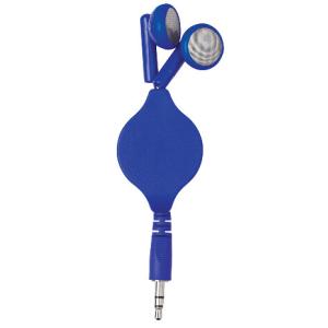 Freeuni Promotional Portable 3.5MM Stereo push button Retractable ear buds