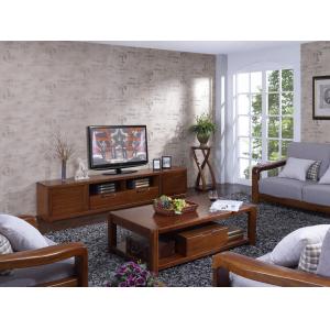 High end quality 1+2+3 Solid wood Leisure sofa set by Fabric and density sponge