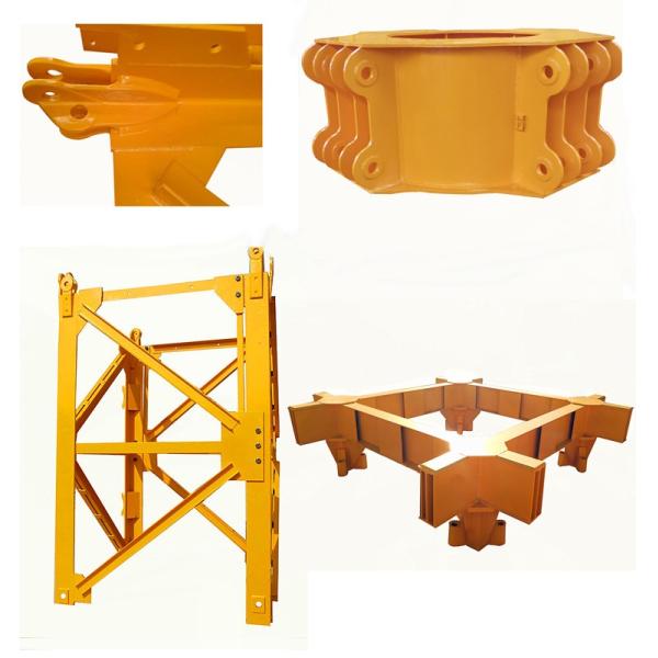 Schneider electric cable construction site crane , QTZ5013 6t Hydraulic Tower Crane with 50m