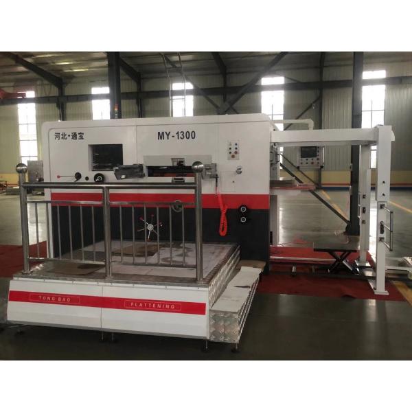 Semi Auto Flat Bed Corrugated Paper Die Cutting Machine with Full Waste Stripping Supply