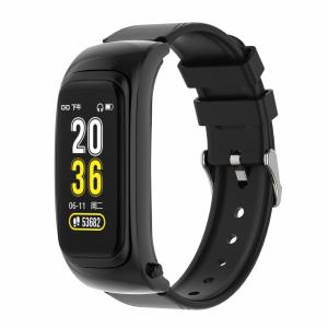 TY8 1.08 Inch 2 In 1 Wireless 5.0 Bluetooth Headset Bracelet 130mAh