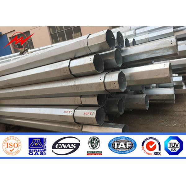 Buy 10mm Galvanized Steel ASTM A36 Utility Power Poles at wholesale prices