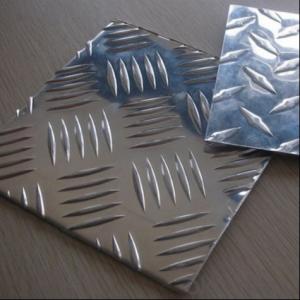 3003 H24 Aluminum Checkered Plate Patterned Al Alloy 3mm Customized Size For