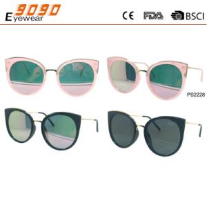 Newest Style 2018 plastic Fashionable Sunglasses ,UV 400 Protection Lens