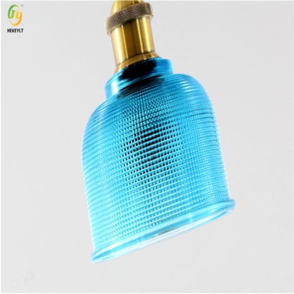 E27 Glass Clear Modern Pendant Light For Residential