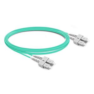 5m (16ft) Duplex OM3 Multimode OFNP Fiber Patch Cables SC UPC to SC UPC
