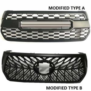 China ABS Modified Car Bumper , Hilux Rocco Front Bumper Mesh Mask Cover on sale
