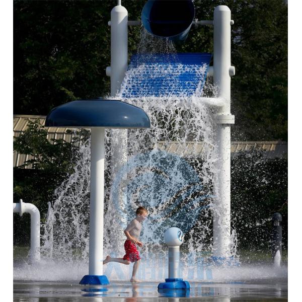 Commercial Fiberglass Aqua Play Games Children Pool Big Water Buckets