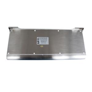 Easy clean long stroke kiosk industrial wall-mounted keyboard with touchpad , 68