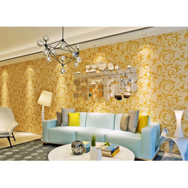 Buy Fireproof Non Woven European Style Wallpaper Strippable With Flower Pattern , Non - Pasted at wholesale prices