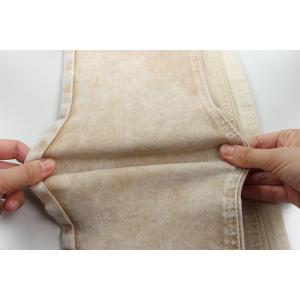 Khaki Color High Stretch Slub Denim Fabric For Lady Jeans