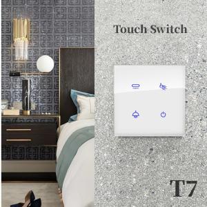 Hotel / Home Smart UK Standard Zigbee Tempered Glass Wall Switch