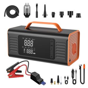 12V Car Battery Jump Box Air Tire Compressor 9-in-1 Portable 150PSI air Pump