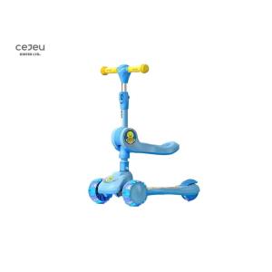 Pu Flash 3 Wheel Children'S Scooter Adjustable Height