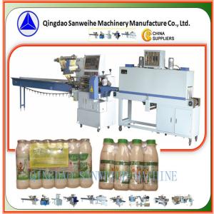 Screen Controlled Shrink Wrap Packing Machine Swf 590 Bottles Wrapping Machine