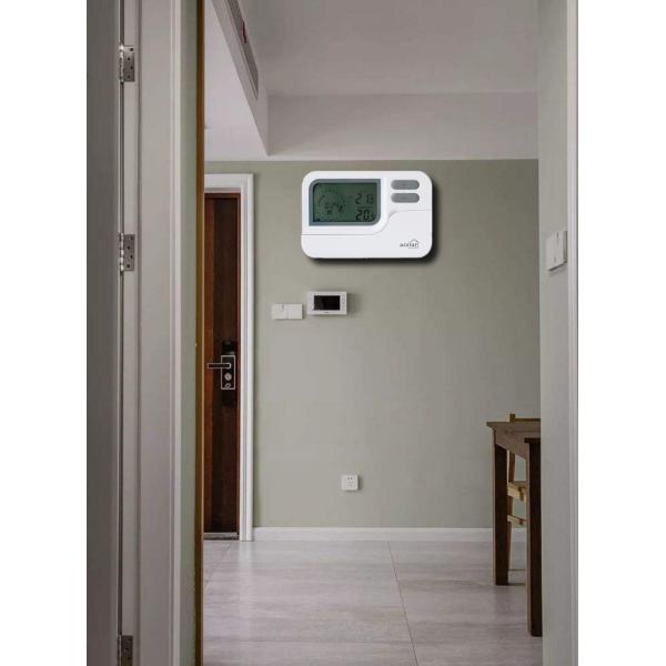 Stable Wireless Room Thermostat With Blue Backlight 7 Day Programmable