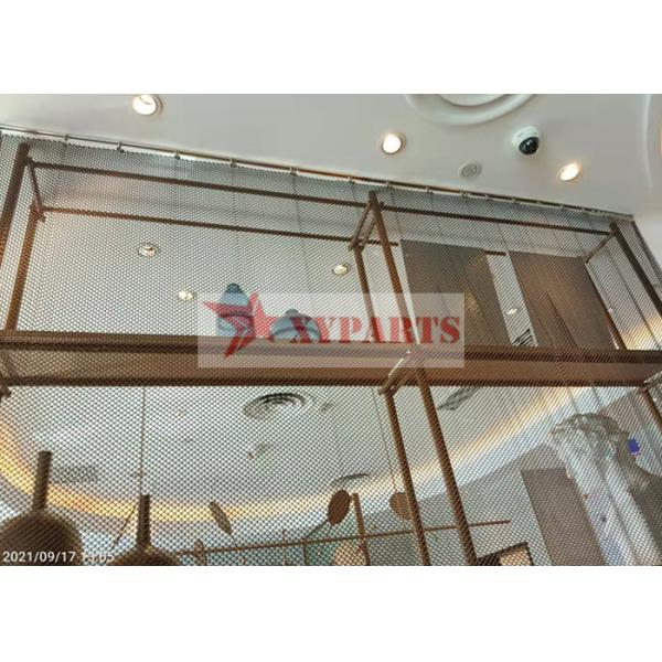 Aluminum Chain Mail Metal Mesh Curtain Used For Space Divider