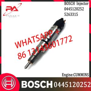 China Original Diesel Common Rail Injector 0445120252 0445120253 0445120256 5263319 5263314 5263315 5263313 for CUMMINS on sale