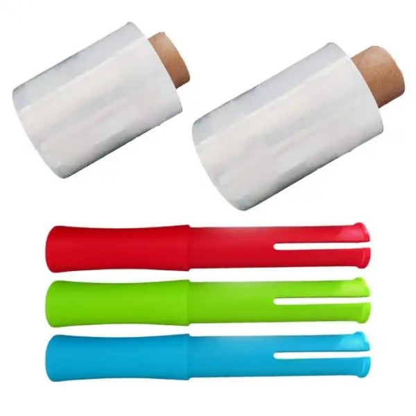 Buy Custom Accepted Turnover Stretch And Shrink Film With Plastic Handle at wholesale prices