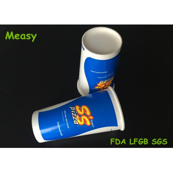 20oz Double Poly Cold Drink Paper Cups With Logo Printed , Eco - Friendly